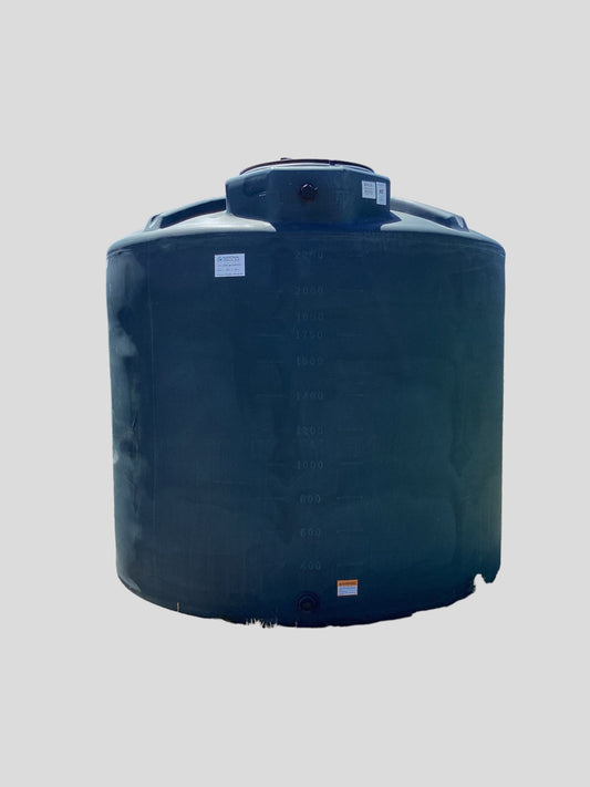 2,500 Gallon Vertical Water Storage Tank 96″D x 90″H
