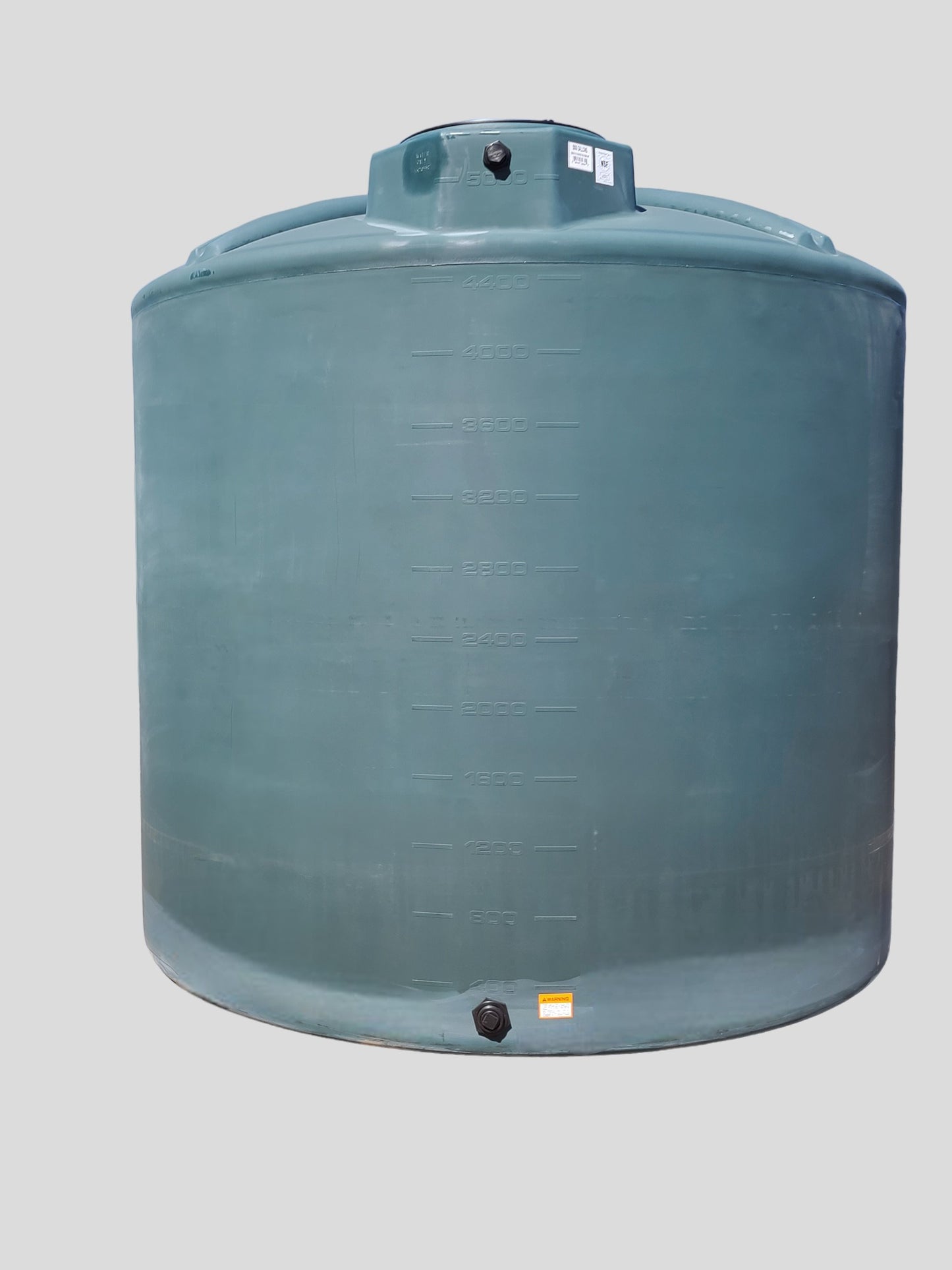 5,000 Gallon Vertical (straight-wall) Water Storage Tank 119”D x 116”H- SR