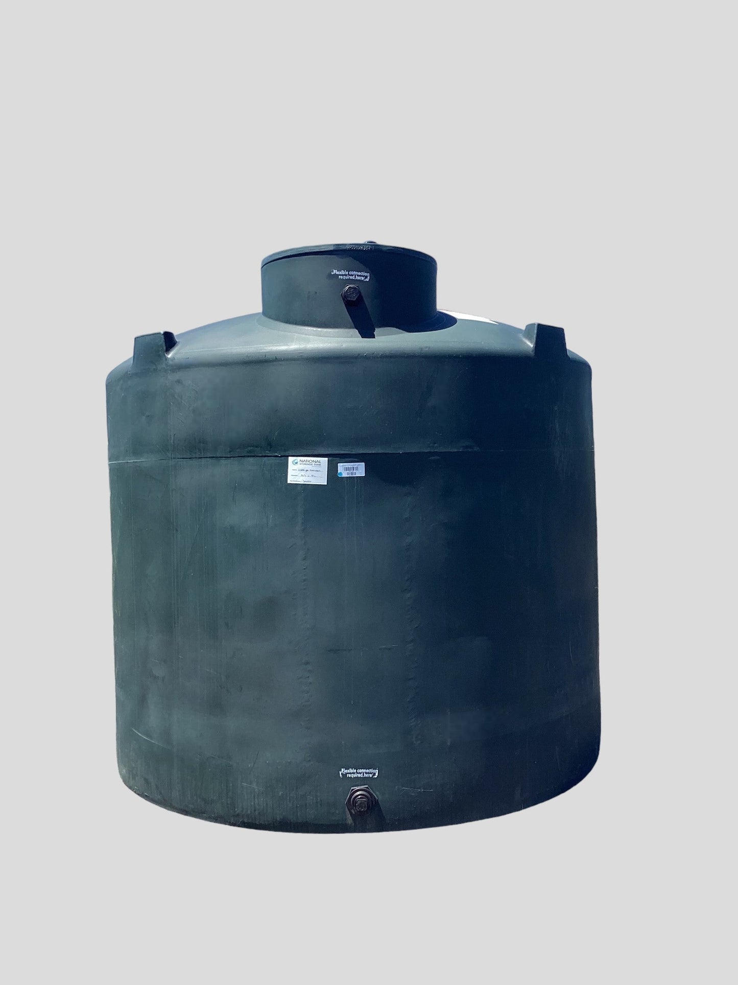 2,600 Gallon Vertical Water Storage Tank 96″D x 91″H